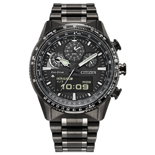Citizen Promaster Skyhawk JV2005-58E, 43mm black dial stainless steel, Mens