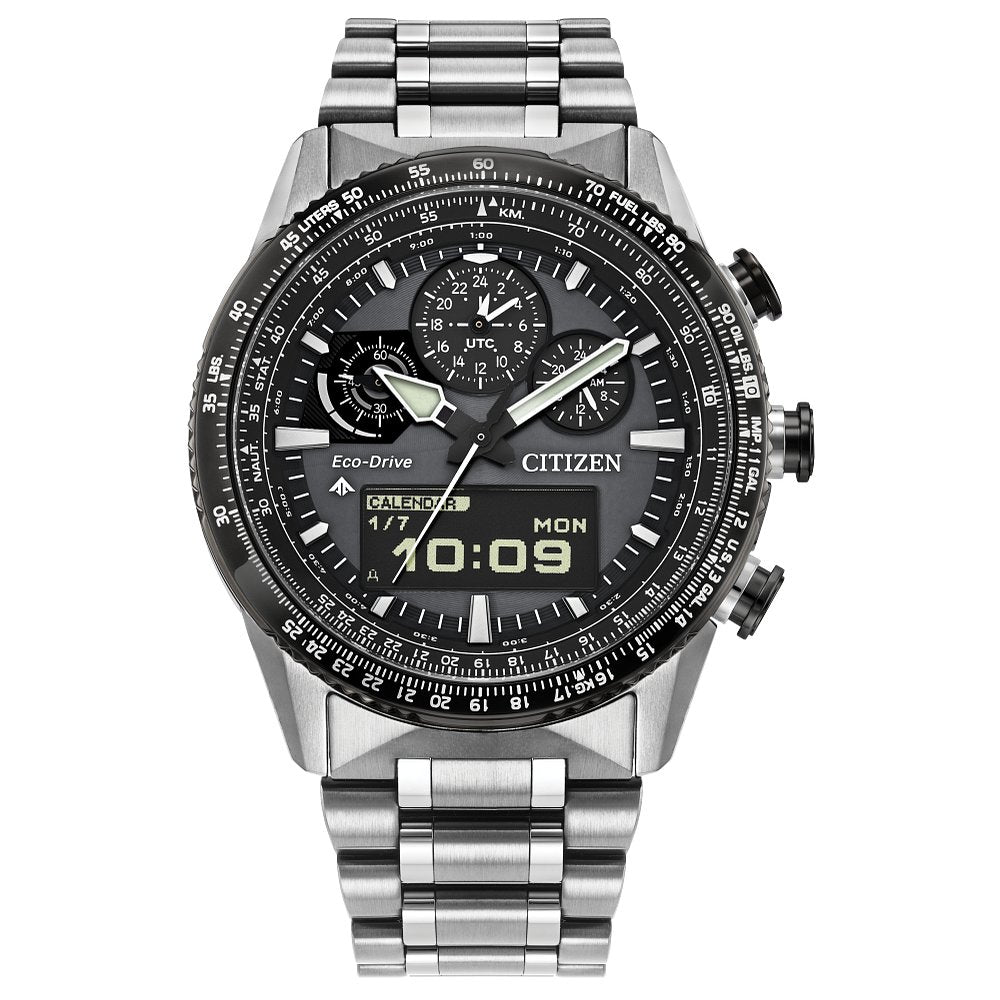 Citizen Promaster Sky JV2006-55H, 43mm dial stainless steel, Mens