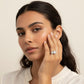 3 STONE OVAL RING