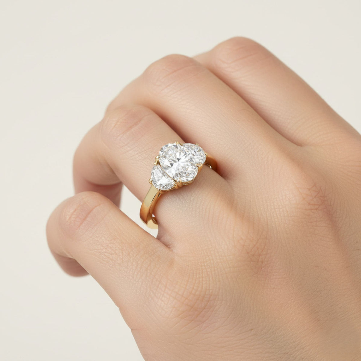 3 STONE ENGAGEMENT RING