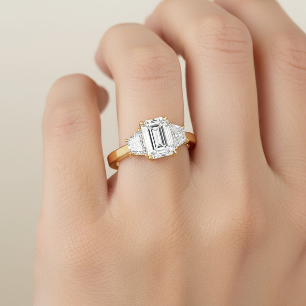 3 STONE ENGAGEMENT RING