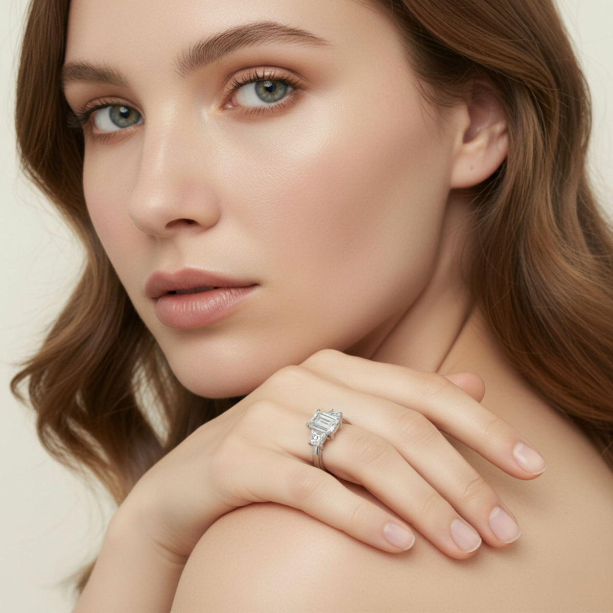 3 STONE ENGAGEMENT RING