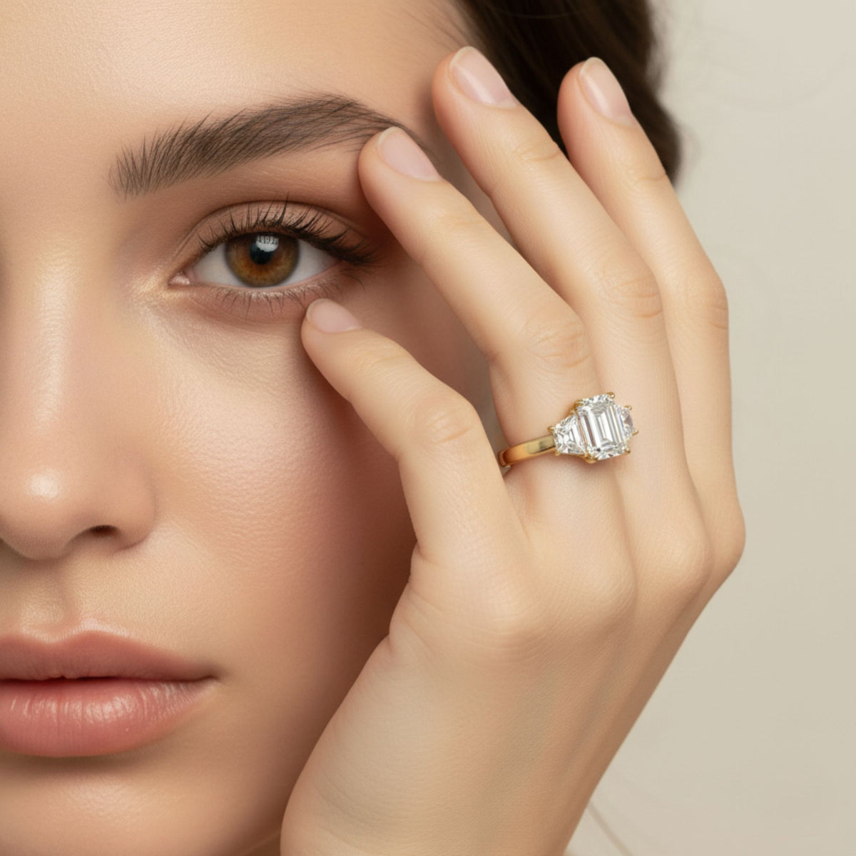 3 STONE ENGAGEMENT RING