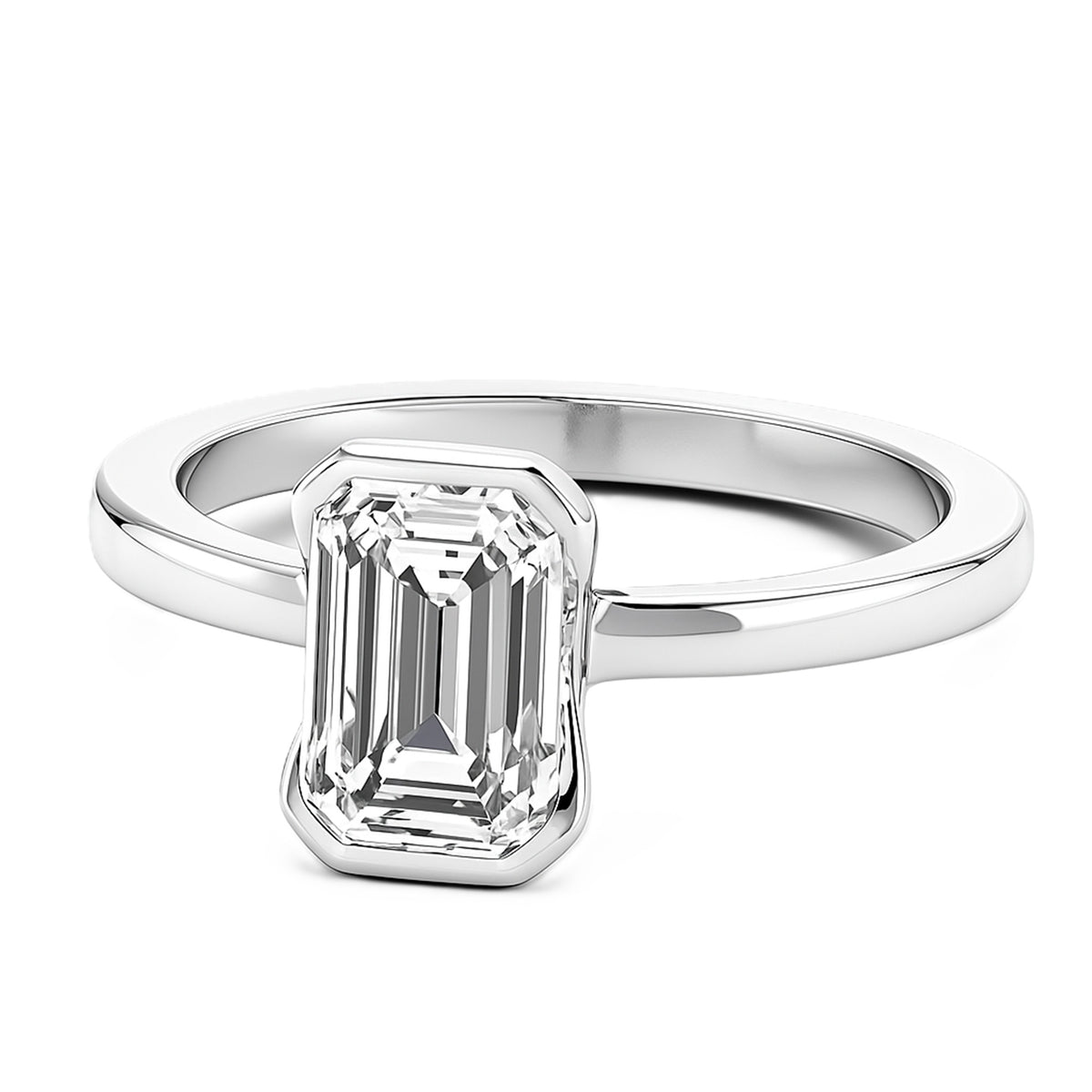 EMERALD 1CT PLUS RING