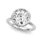 Solitaire Bezel Set Round Engagement Ring