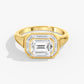 Lab Diamond Emerald Cut Halo Engagement Ring 2 3/4 Ctw.