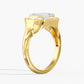 Lab Diamond Emerald Cut Halo Engagement Ring 2 3/4 Ctw.