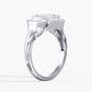 Lab Diamond Emerald Cut Halo Engagement Ring 2 3/4 Ctw.