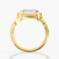 Lab Diamond Emerald Cut Halo Engagement Ring 2 3/4 Ctw.