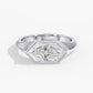 Lab Diamond Dutch Marquise Ring 2 1/2 Ctw.