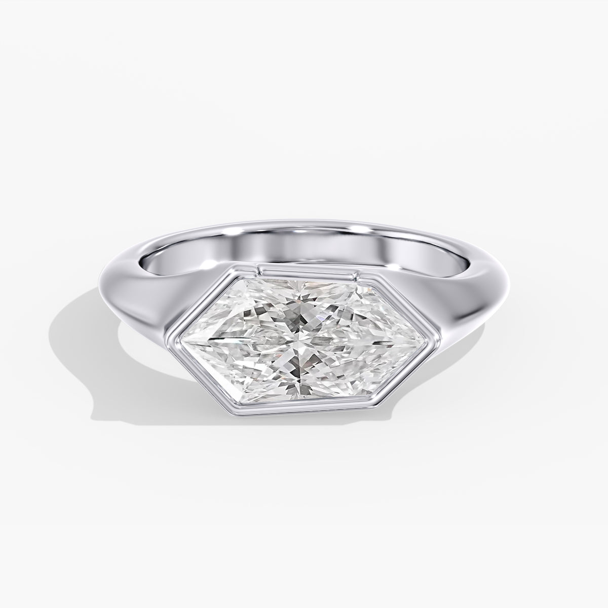 Lab Diamond Dutch Marquise Ring 2 1/2 Ctw.