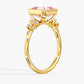 Lab Diamond Fancy Intense Pink Asscher Cut Ring 3 1/5 Ct.