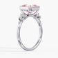 Lab Diamond Fancy Intense Pink Asscher Cut Ring 3 1/5 Ct.