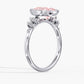Lab Diamond Pear Fancy Vivid Pink Ring 3 Ct.