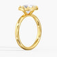 Lab Diamond Elongated Cushion Cut Engagement Ring 3 Ct.