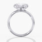 Lab Diamond Elongated Cushion Cut Engagement Ring 3 Ct.