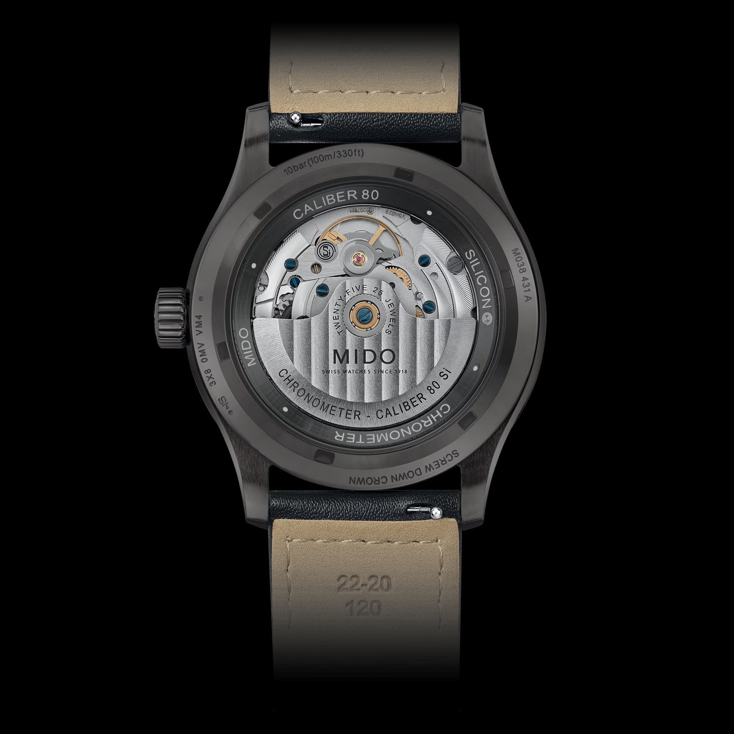 COSC CHRONOMETER CERTIFIED  MULTIFORT M CHRONOMETER