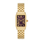 Michele Deco Park watch 29mm x 29mm noir gloss w/diamonds dial