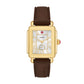 Michele Deco Sport Mid watch 29mm x 31mm silver white sunray dial