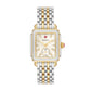 Michele Deco Mid Diamond watch 29mm x 31mm white mop w/ diamonds dial