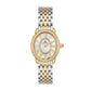 Michele Serein Oval Diamond watch 24mm x 27mm white mop w/ diamonds dial