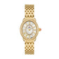 Michele Serein Oval Diamond watch 24mm x 27mm white mop w/ diamonds two-tone dial