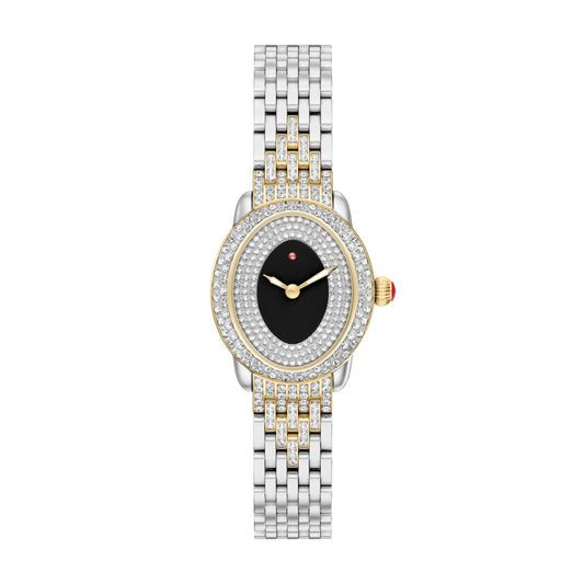 Michele Serein Oval watch   dial