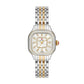 Michele Meggie Diamond watch 29mm x 26mm white mop w/ diamonds dial