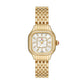 Michele Meggie Diamond watch 29mm x 26mm white mop w/ diamonds dial