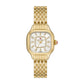 Michele Meggie Diamond watch 29mm x 26mm white mop w/ diamonds dial