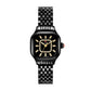 Michele Deco Park watch 29mm x 29mm noir gloss w/diamonds dial