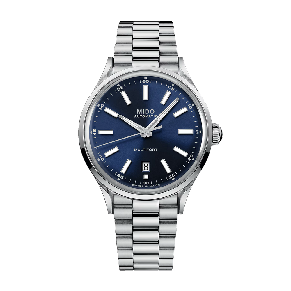Mido Multifort Patrimony Blue Dial Steel