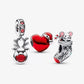 Christmas Mouse and Reindeer Charm Set