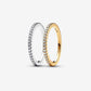Classic Sparkling Band Ring Set