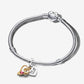 Arrow of Love Bracelet and Engravable Charm Set
