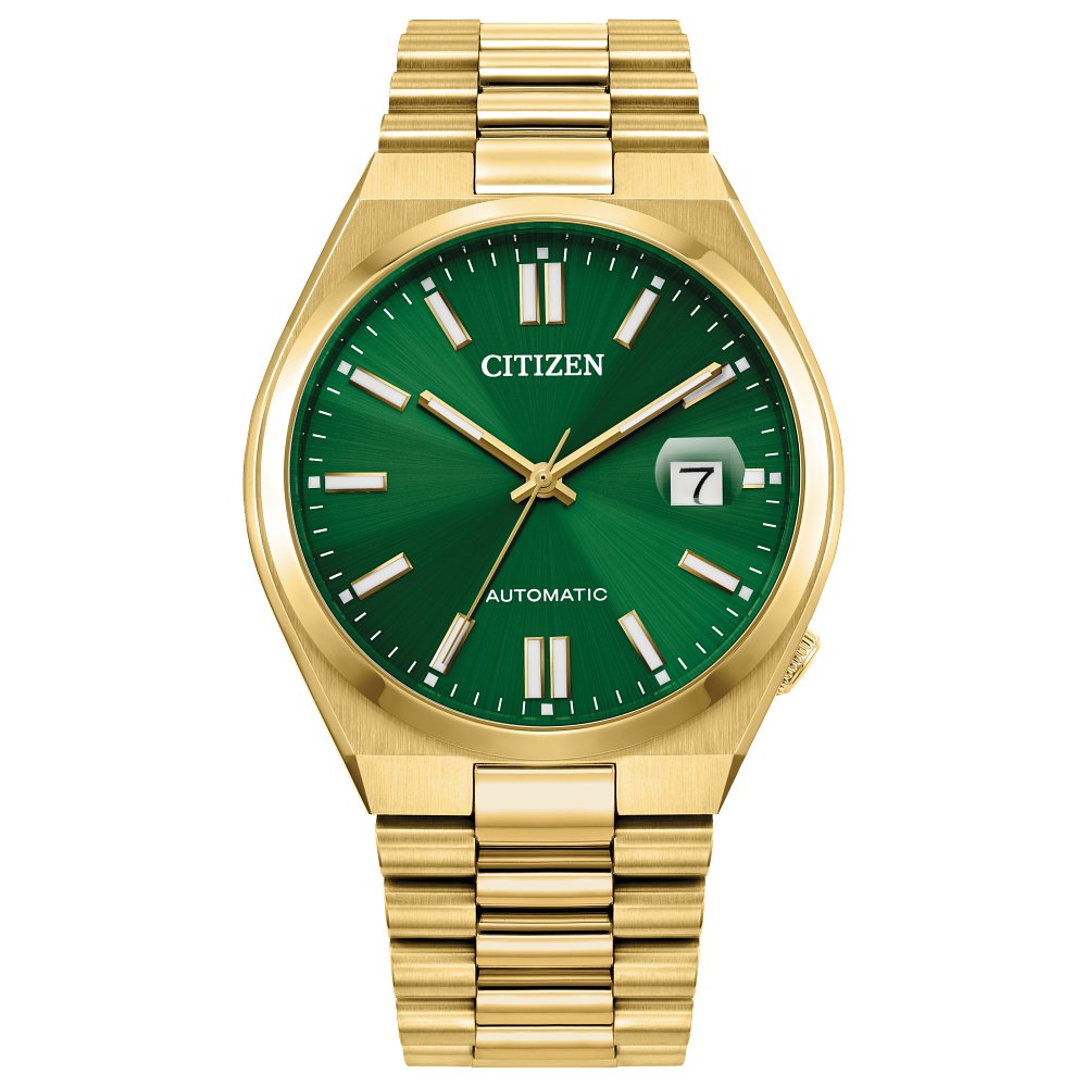 Citizen Tsuyosa NJ0152-51X, 40mm green dial stainless steel, Mens