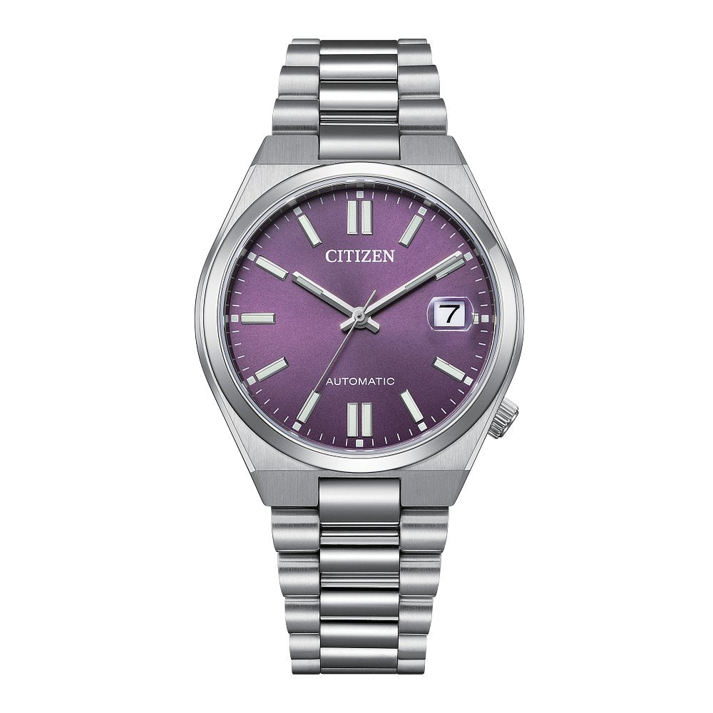 Citizen Tsuyosa NJ0200-50W, 37mm purple dial stainless steel, Unisex