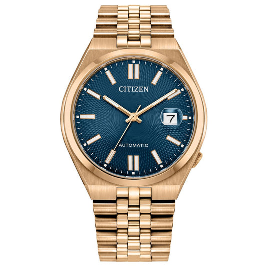 Citizen Tsuyosa NK0023-57L, 40mm blue dial stainless steel, Mens