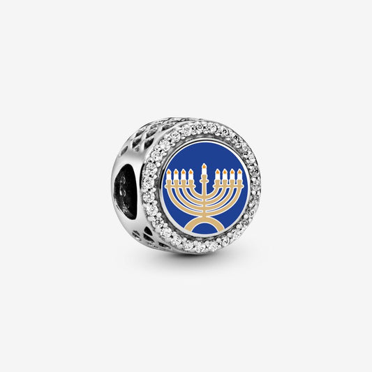 Love and Light Menorah Charm