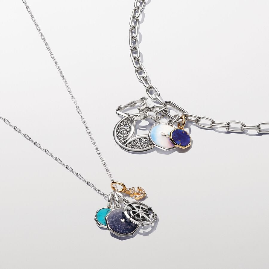 Turquoise-colored Engravable Mini Medallion Charm