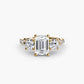 Three-Stone with Pavé Band 3