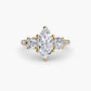 Three-Stone with Pavé Band 3