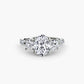 Three-Stone with Pavé Band 3