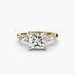 The Floral Accent Solitaire