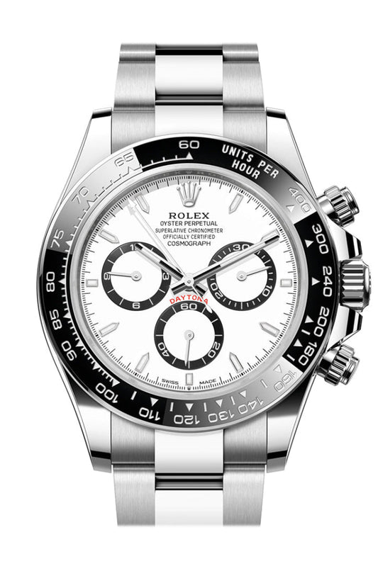 Rolex Cosmograph Daytona 40mm White Dial Stainless Steel Oyster Bracelet 126500LN