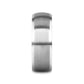 POLARIS Domed Brushed Finish Tungsten Ring with Polished Bevels - 6mm or 8mm