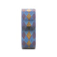 MAJESTIC Flat Titanium Ring with Purple, Blue, and Gold Diamond Pattern - 8mm