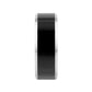 MACLAREN Black Polish Finished Center Tungsten Wedding Band with Polished Gray Tungsten Beveled Edges - 4mm - 8mm