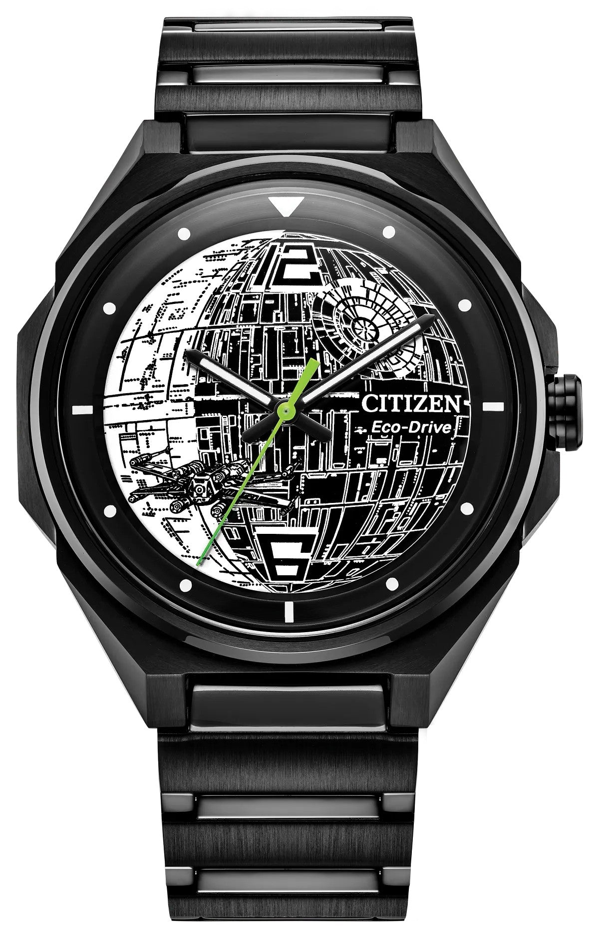 Citizen Death Star 2 Two-Tone Dial Stainless Steel Bracelet BJ6539-50W BJ653950W