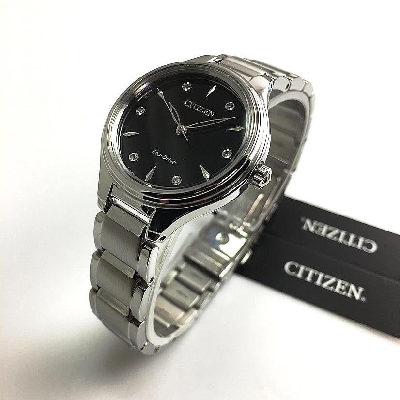 Citizen Lds Eco SS WR Brac Blk FE210051E